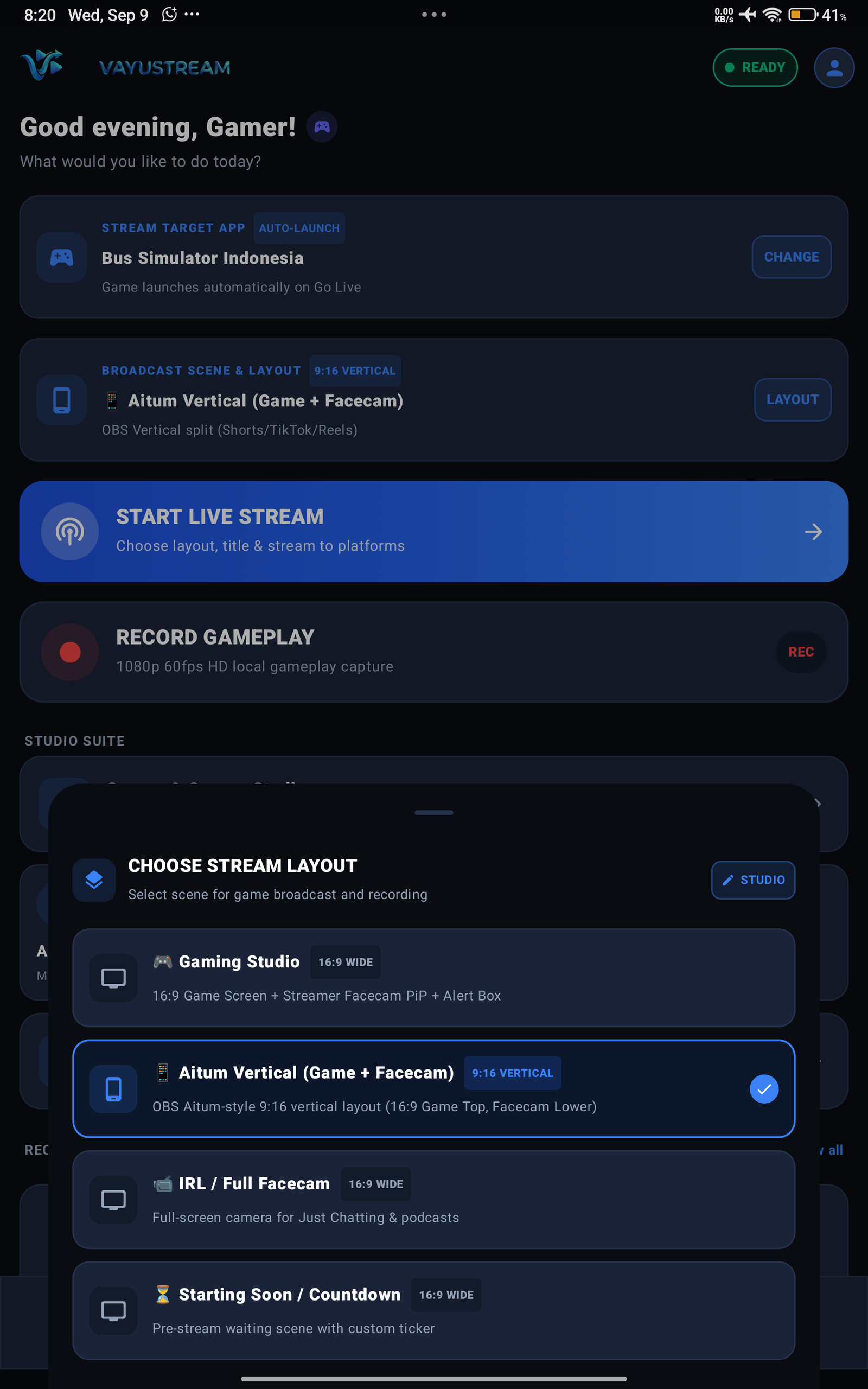 Preset Scene Manager